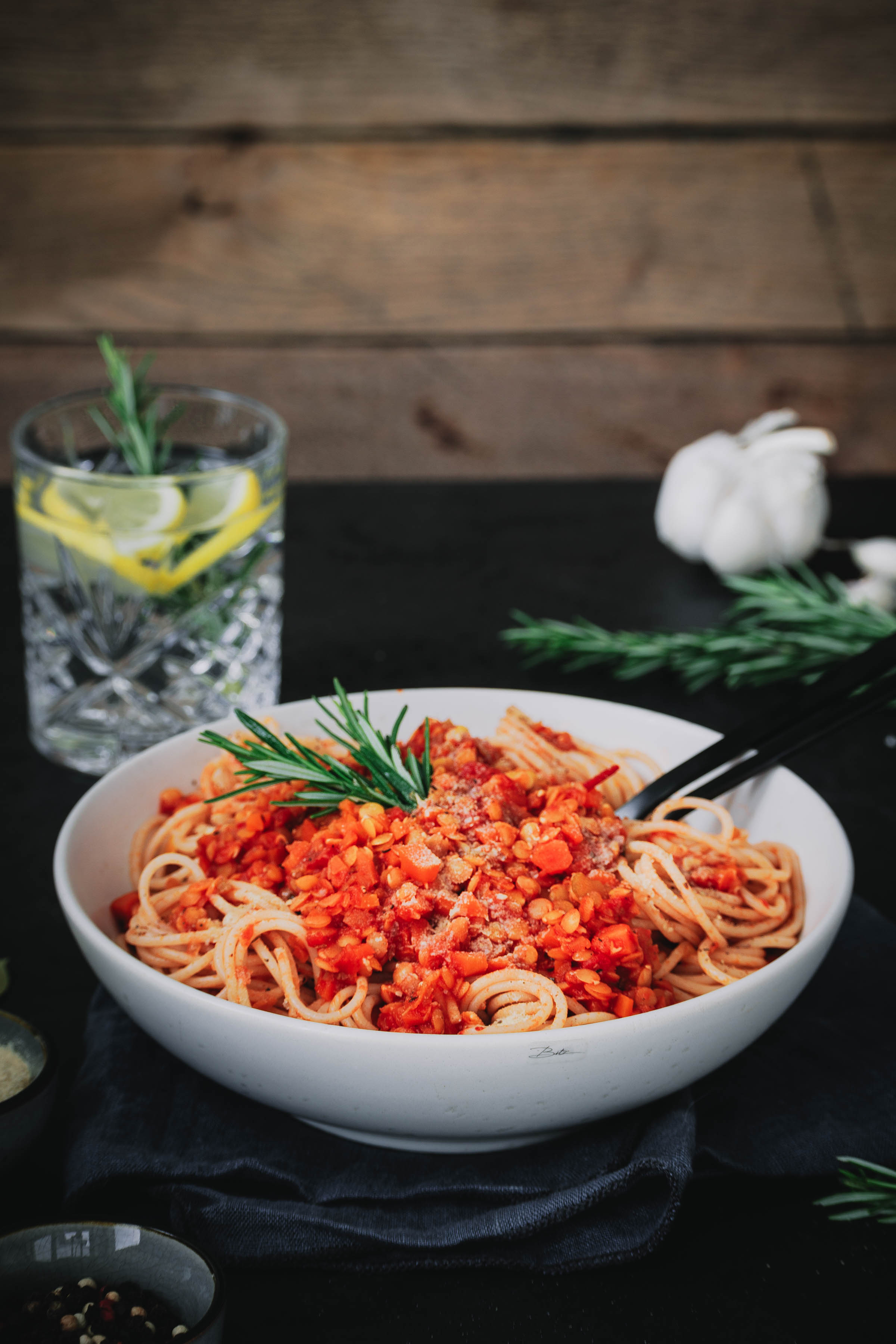 Spaghetti Mit Linsen Bolognese Rezept Vegan