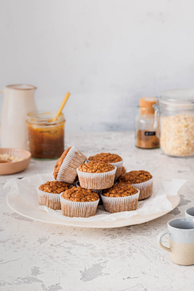 Bananen Haferflocken Muffins Vegan Gesund