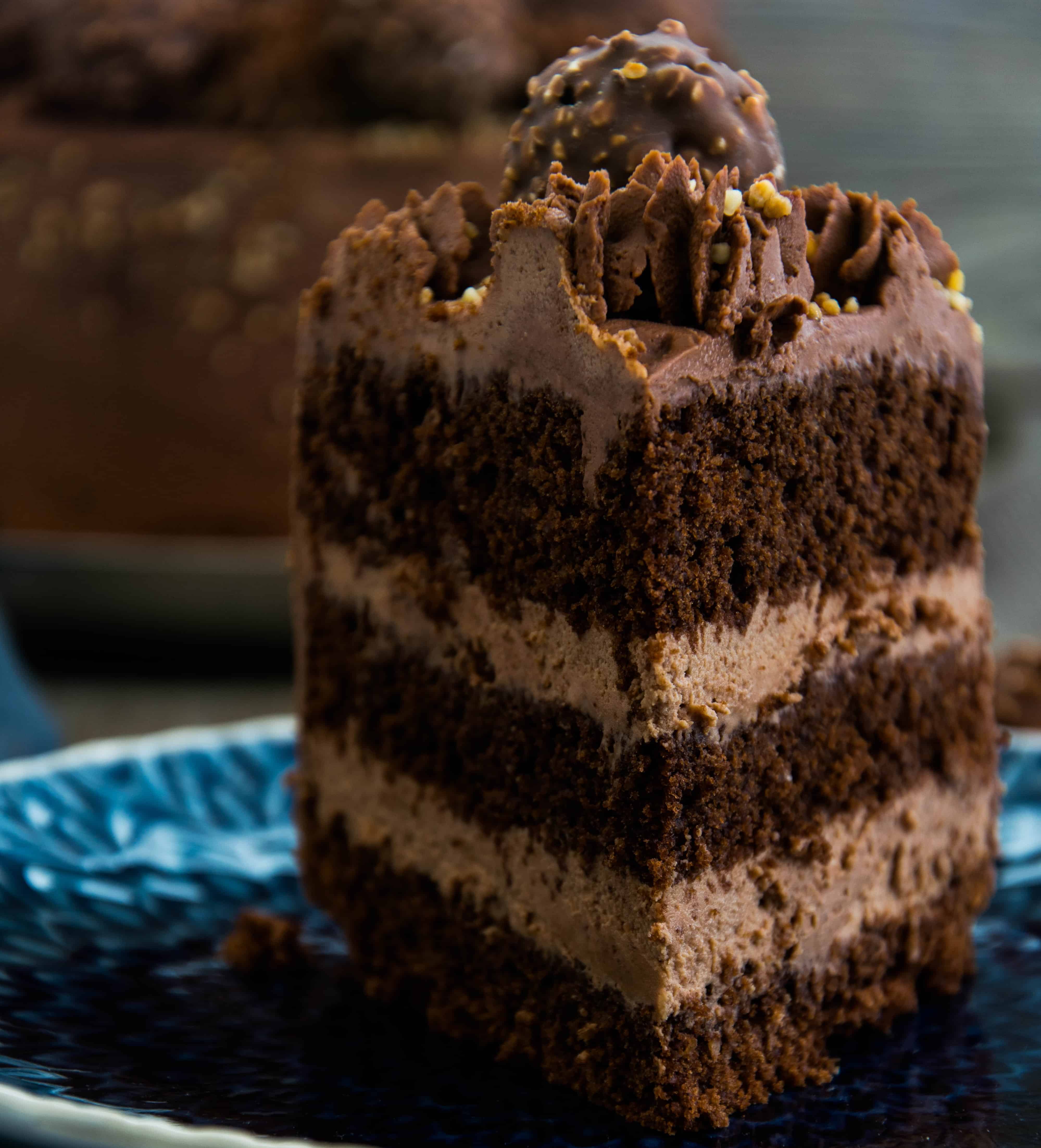 Schokoladen Nusstorte Mit Ferrero Rocher Oats And Crumbs