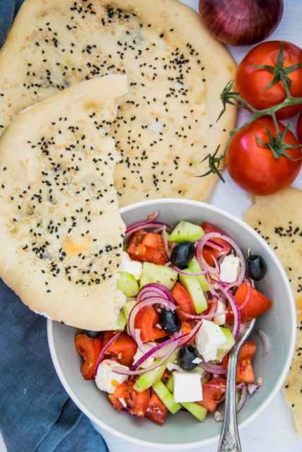 Griechischer Salat mit Feta – Bauernsalat