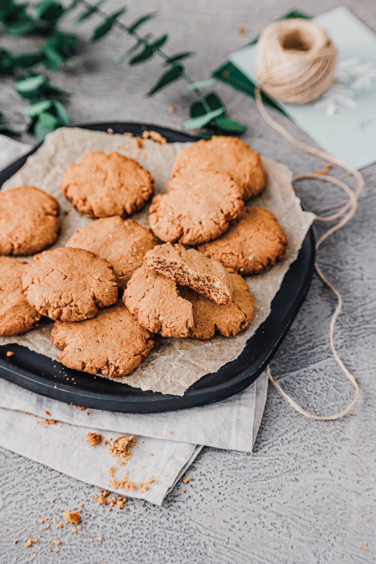 Einfache Dinkelkekse // Rezept ohne Zucker