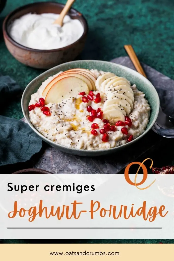 Super cremiges Joghurt-Porridge.