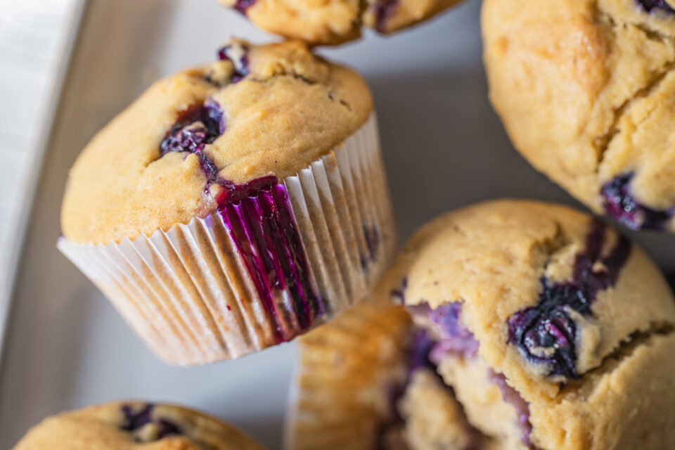 Wunderschöne Heidelbeer Muffins Ohne Zucker Bilder