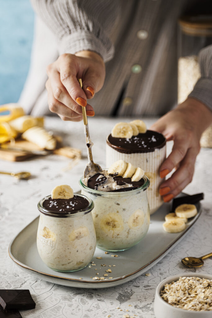 Meal-Prep-Frühstück: Overnight Oats.