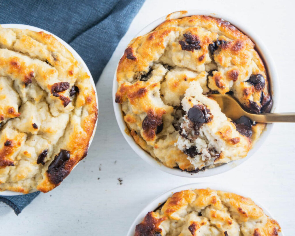 High Protein Tassenkuchen mit Schoko und Banane