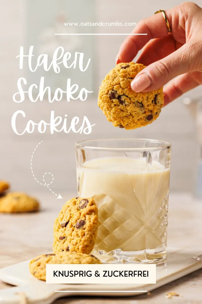 Hafer-Schoko-Cookies – gesund und einfach.